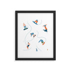 Snowboarding Framed Art Print Gallery Image 6