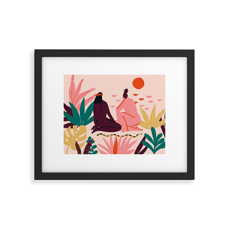 Soul sisters Framed Art Print Gallery Image 5