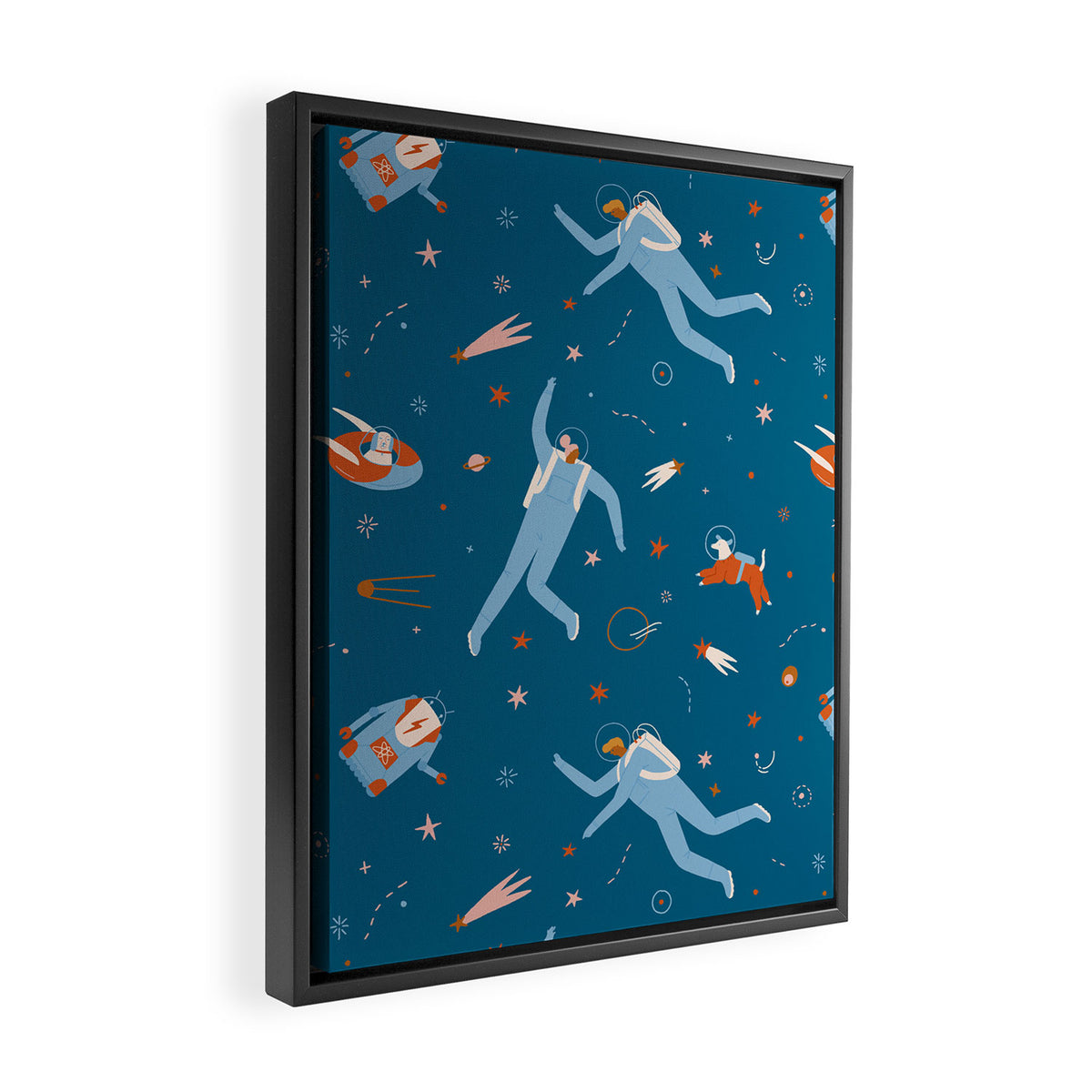 Space adventure Framed Canvas Print Gallery Image 2
