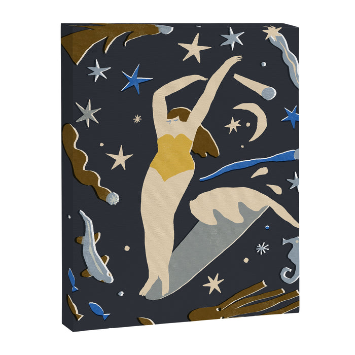 Space surf Canvas Print Gallery Image 1
