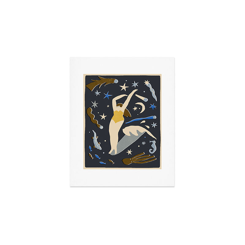 Space surf Art Print Gallery Image 1