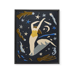 Space surf Framed Canvas Print Gallery Image 6