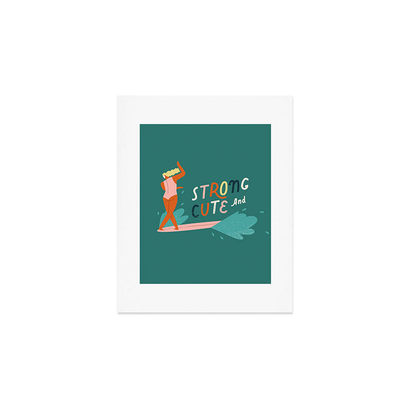 Strong and cute Art Print Gallery Image 1