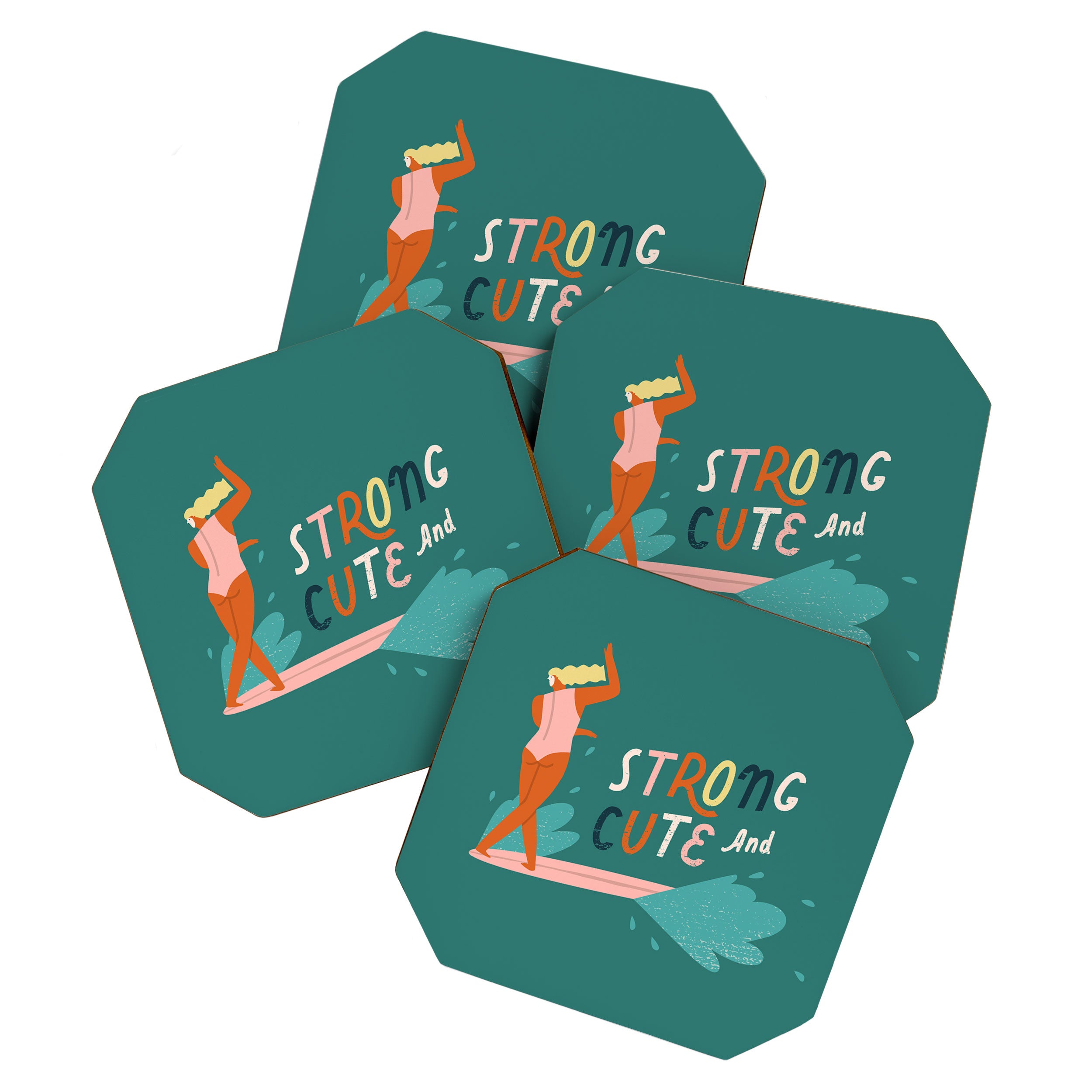 Strong and cute Coaster Gallery Image 1