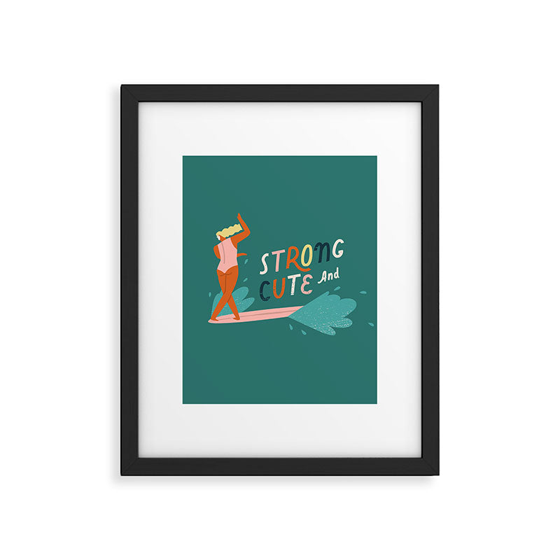 Strong and cute Framed Art Print Gallery Image 6