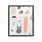Summer kit Framed Canvas Print Gallery Image 8