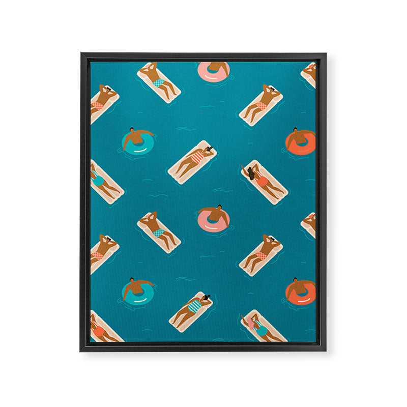Summertime Framed Canvas Print Gallery Image 3