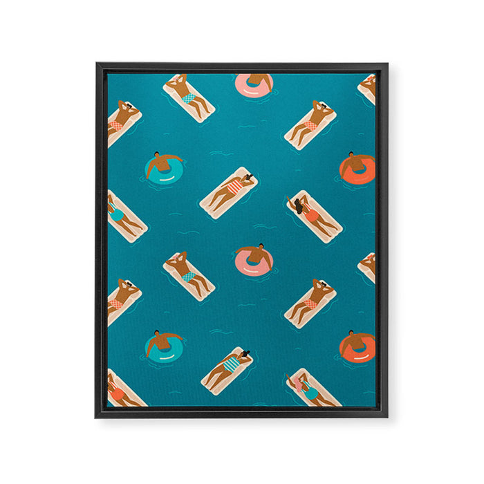 Summertime Framed Canvas Print Gallery Image 1