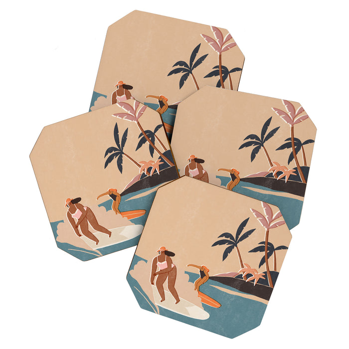 Sun kissed babes Coaster Gallery Image 1
