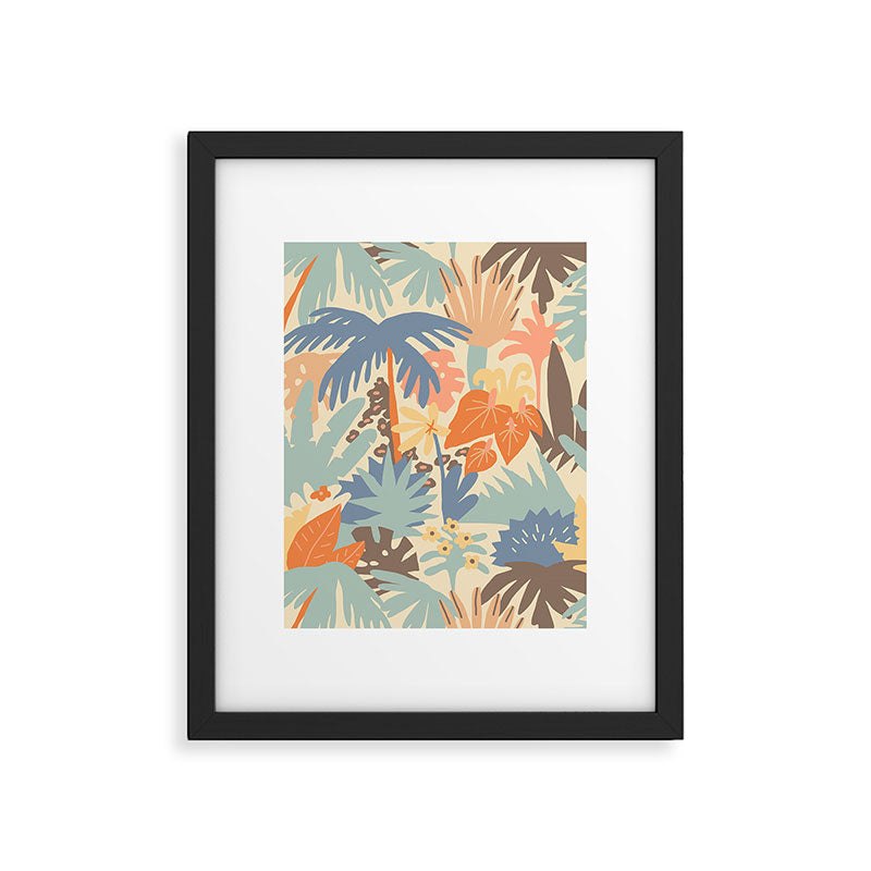 Sunny jungle Framed Art Print Gallery Image 6