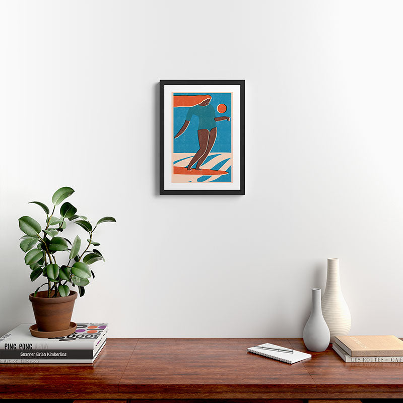 Sunset fun Framed Art Print Gallery Image 2