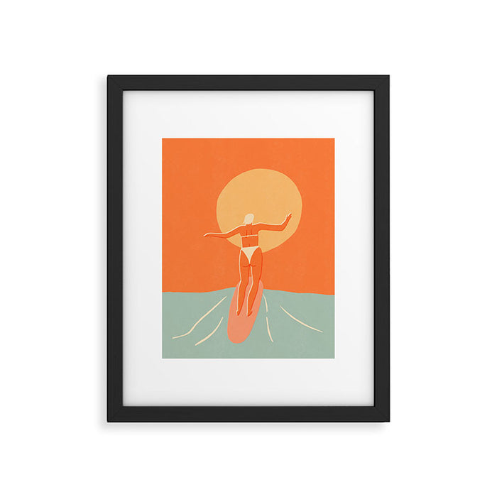 Sunshine girl Framed Art Print Gallery Image 1