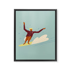 Surf buddy Framed Canvas Print Gallery Image 8
