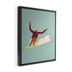Surf buddy Framed Canvas Print Gallery Image 2