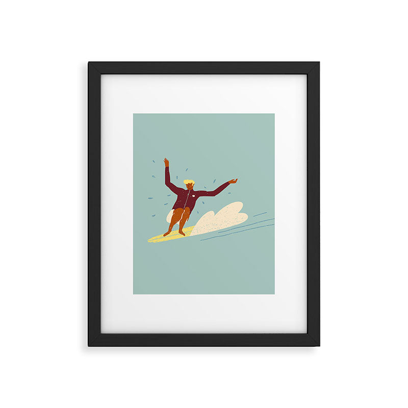 Surf buddy Framed Art Print Gallery Image 6