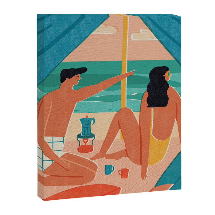Surf camp Canvas Print Gallery Image 1