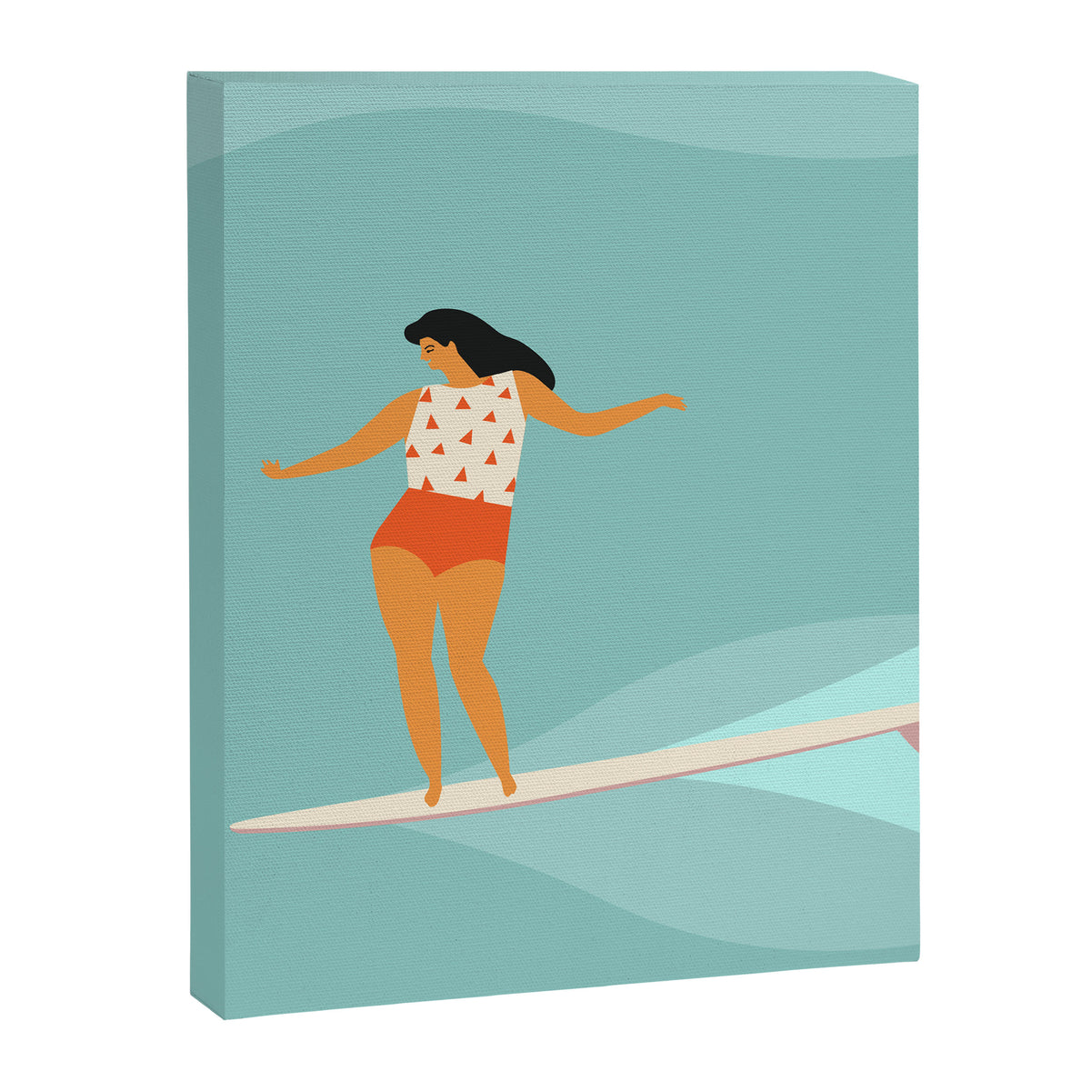 Surf girl Canvas Print Gallery Image 8