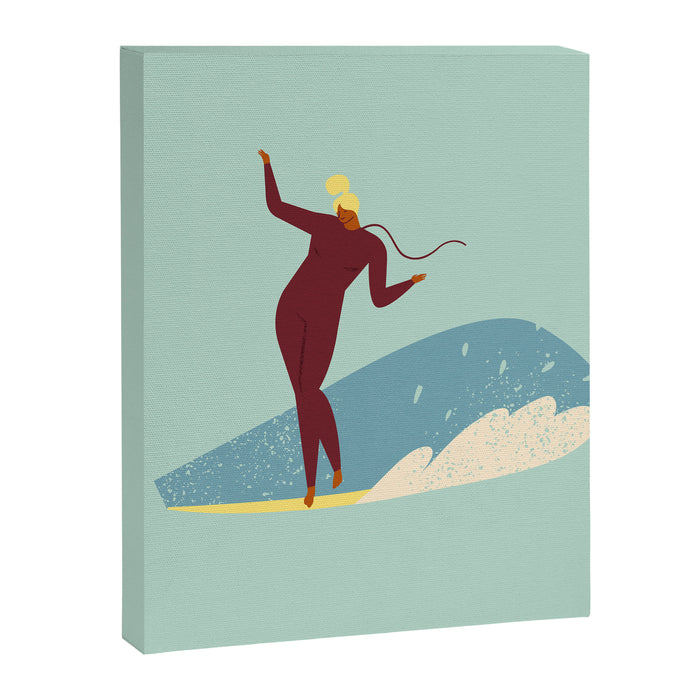 Surf girl Canvas Print Gallery Image 1
