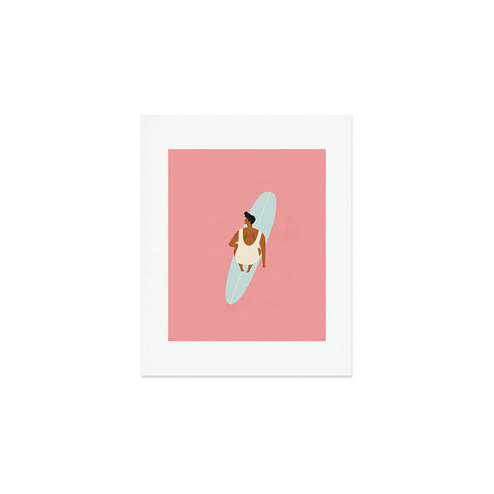 Surf girl Art Print Gallery Image 1