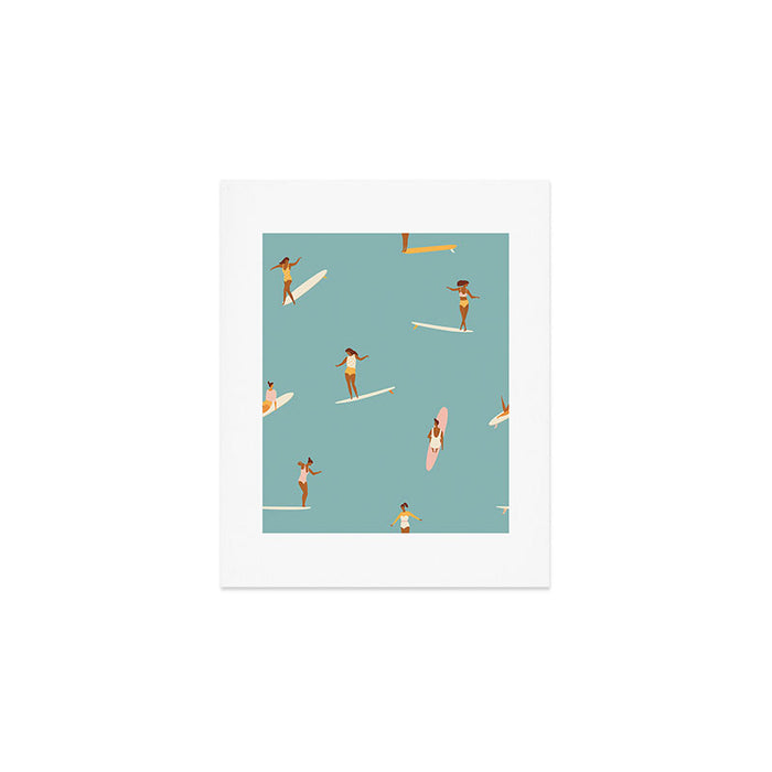Surf girls Art Print Gallery Image 1