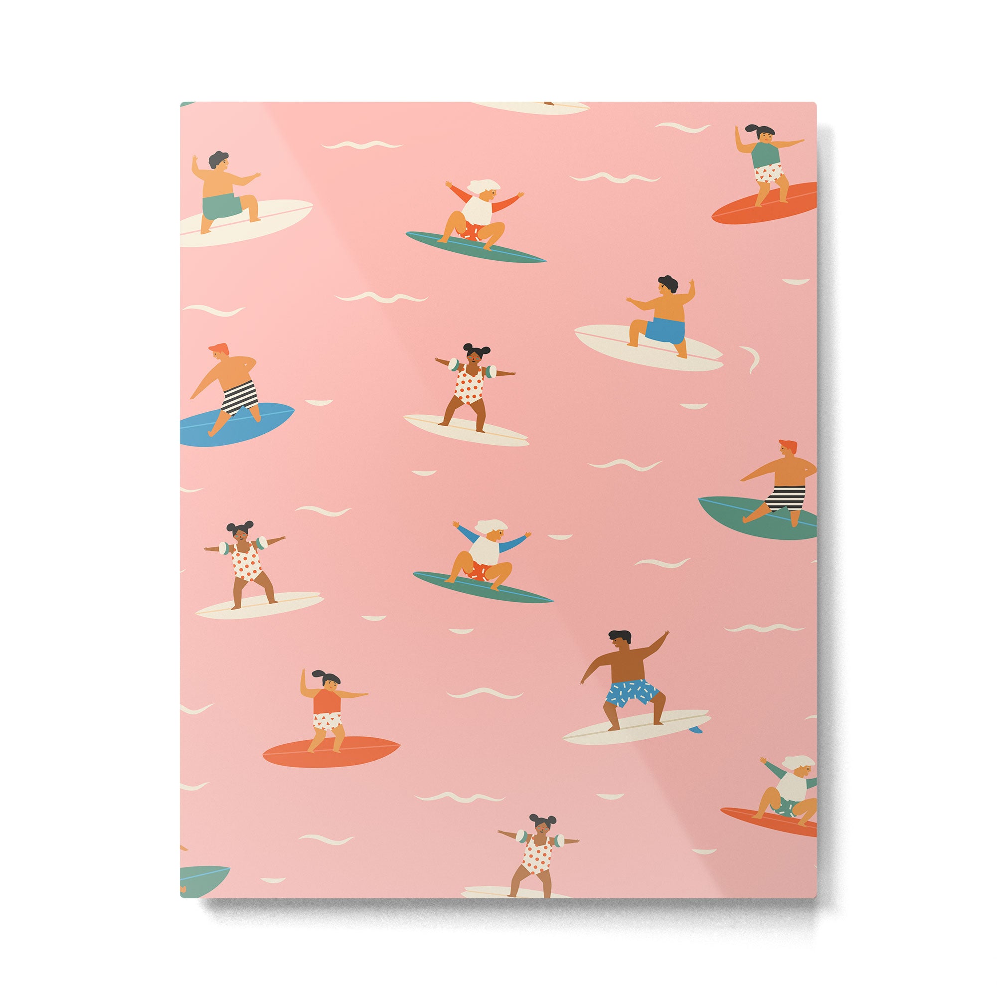 Surf kids Metal Print Gallery Image 6