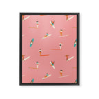 Surf sistas Framed Canvas Print Gallery Image 8
