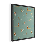 Surf sistas Framed Canvas Print Gallery Image 2