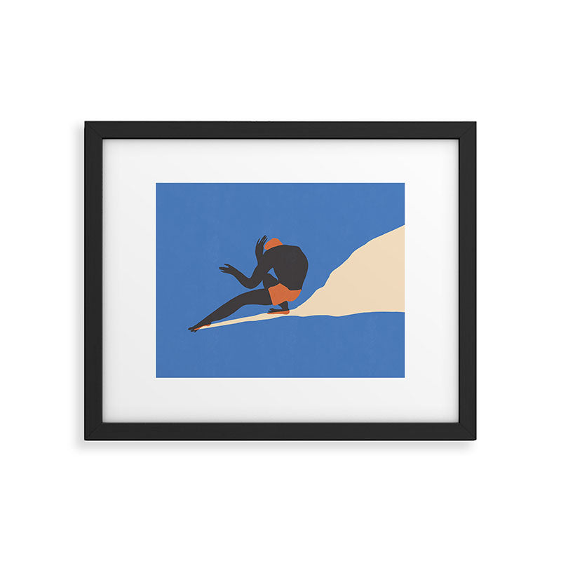 Surfer Framed Art Print Gallery Image 5