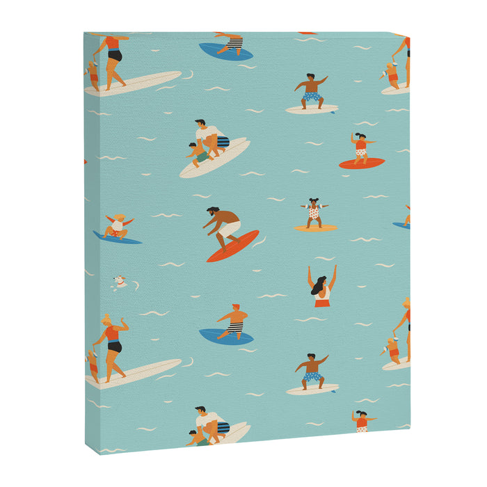 Surfing kids Canvas Print Gallery Image 1