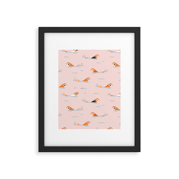 Swimming pool Framed Art Print Gallery Image 1