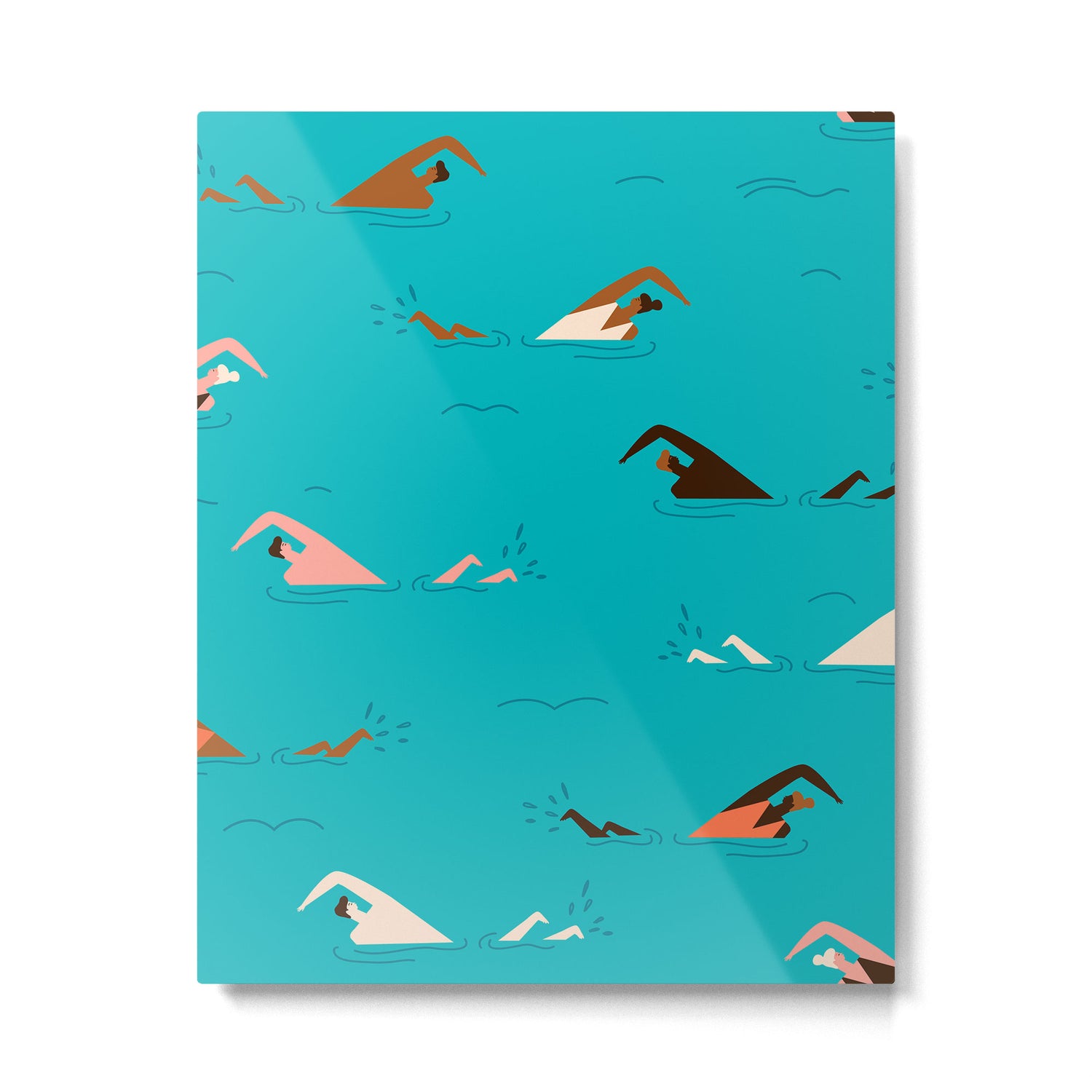Swimming pool Metal Print Gallery Image 6