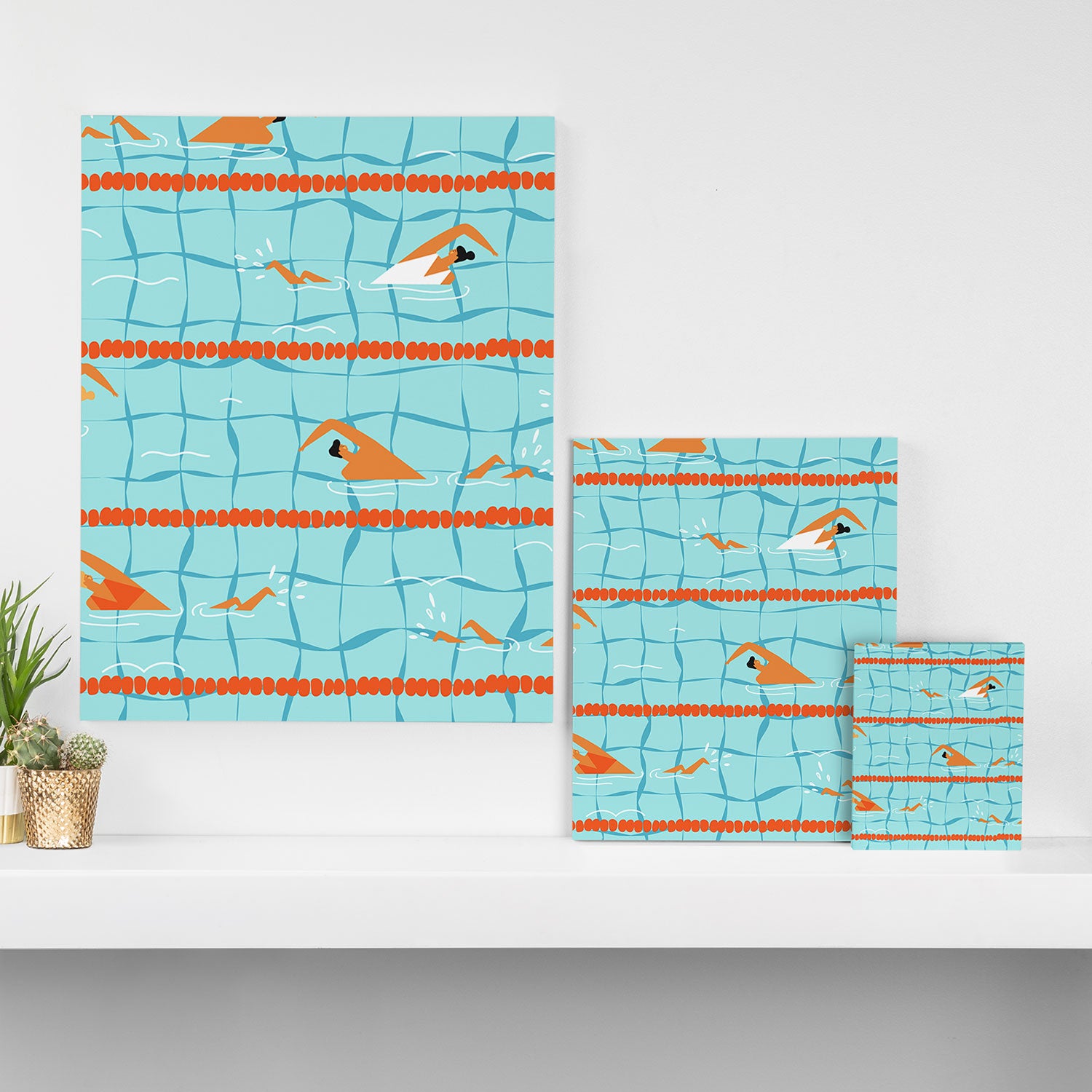 Swimming pool Canvas Print Gallery Image 3