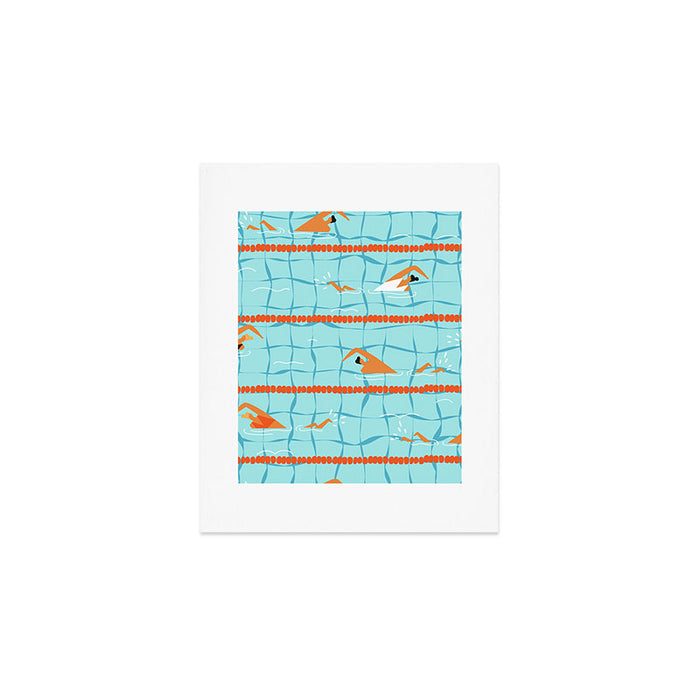 Swimming pool Art Print Gallery Image 1