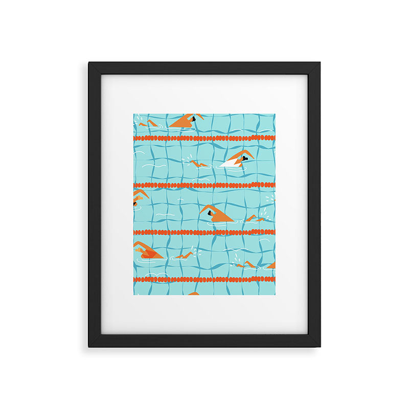 Swimming pool Framed Art Print Gallery Image 6