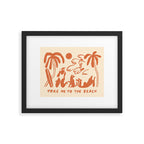 Take me to the beach Framed Art Print Gallery Image 5