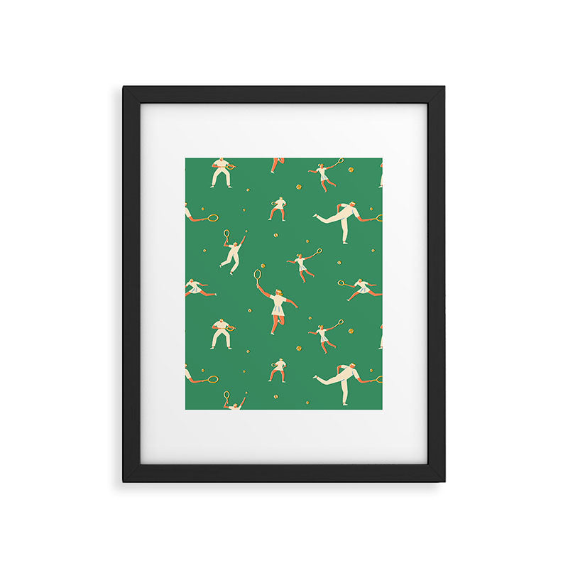 Tennis players Framed Art Print Gallery Image 6
