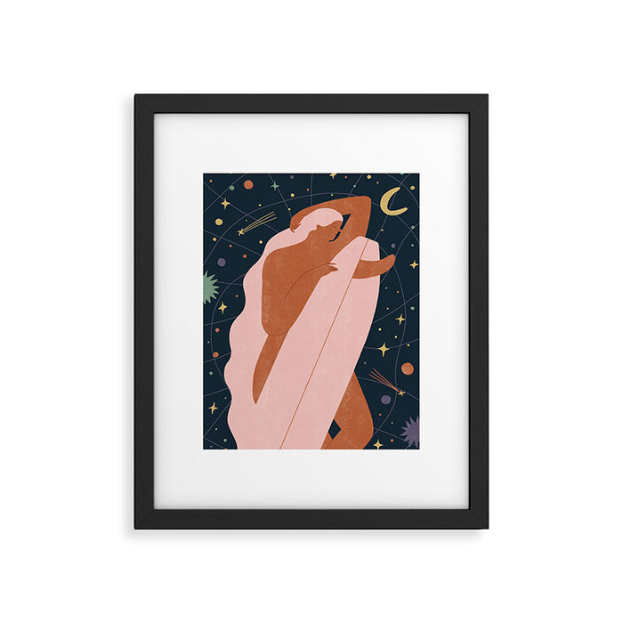 The Universe in my hand Framed Art Print Gallery Image 1