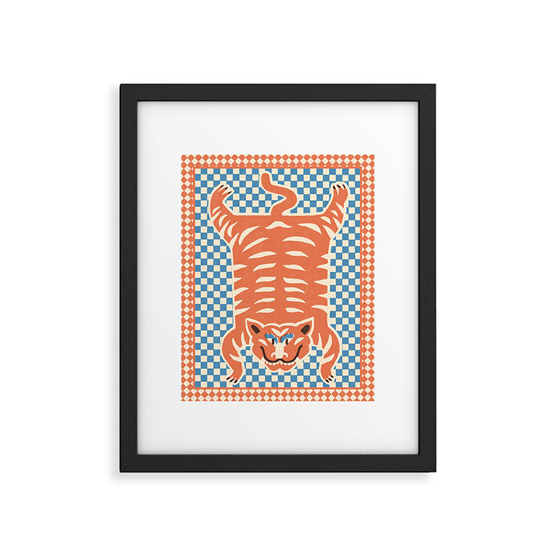 Tibetan tiger  Framed Art Print Gallery Image 5