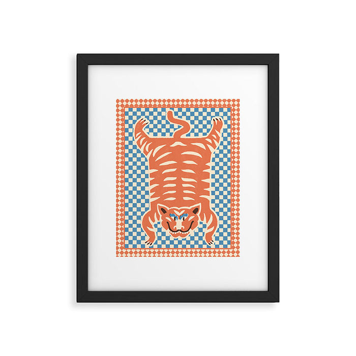 Tibetan tiger  Framed Art Print Gallery Image 1