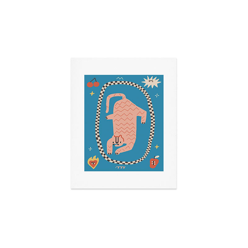 Trippy tigers Art Print Gallery Image 1