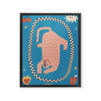 Trippy tigers Framed Canvas Print Gallery Image 8