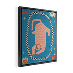 Trippy tigers Framed Canvas Print Gallery Image 2