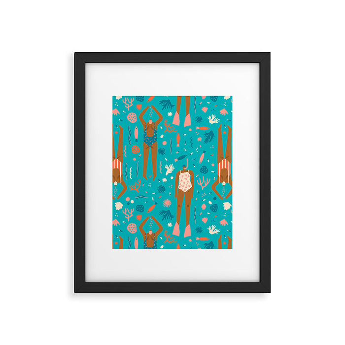 Underwater Framed Art Print Gallery Image 1