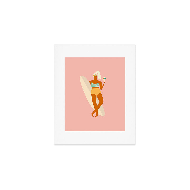 Vanilla Ice-cream Art Print Gallery Image 1