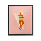 Vanilla Ice-cream Framed Canvas Print Gallery Image 8