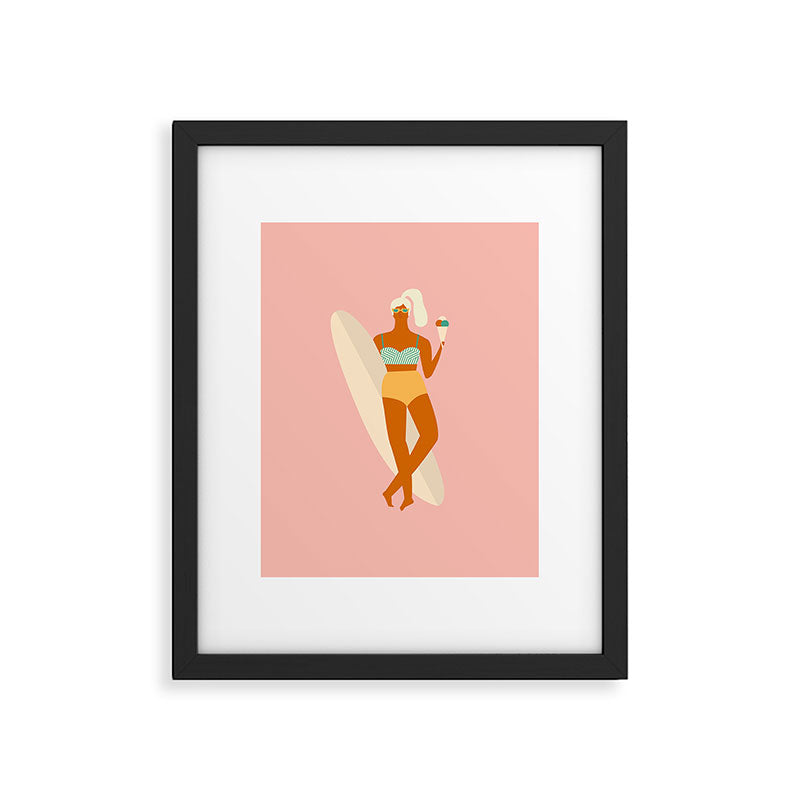 Vanilla Ice-cream Framed Art Print Gallery Image 6