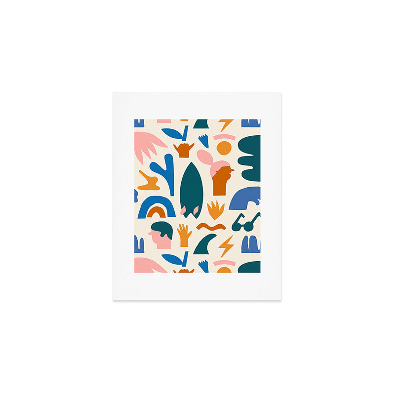 Vaya a la playa Art Print Gallery Image 1