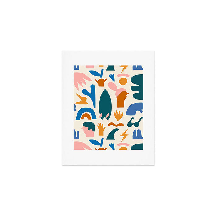Vaya a la playa Art Print Gallery Image 1
