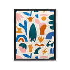 Vaya a la playa Framed Canvas Print Gallery Image 8