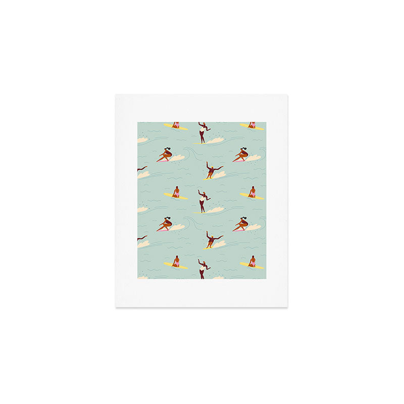 Waikiki beach Art Print Gallery Image 1